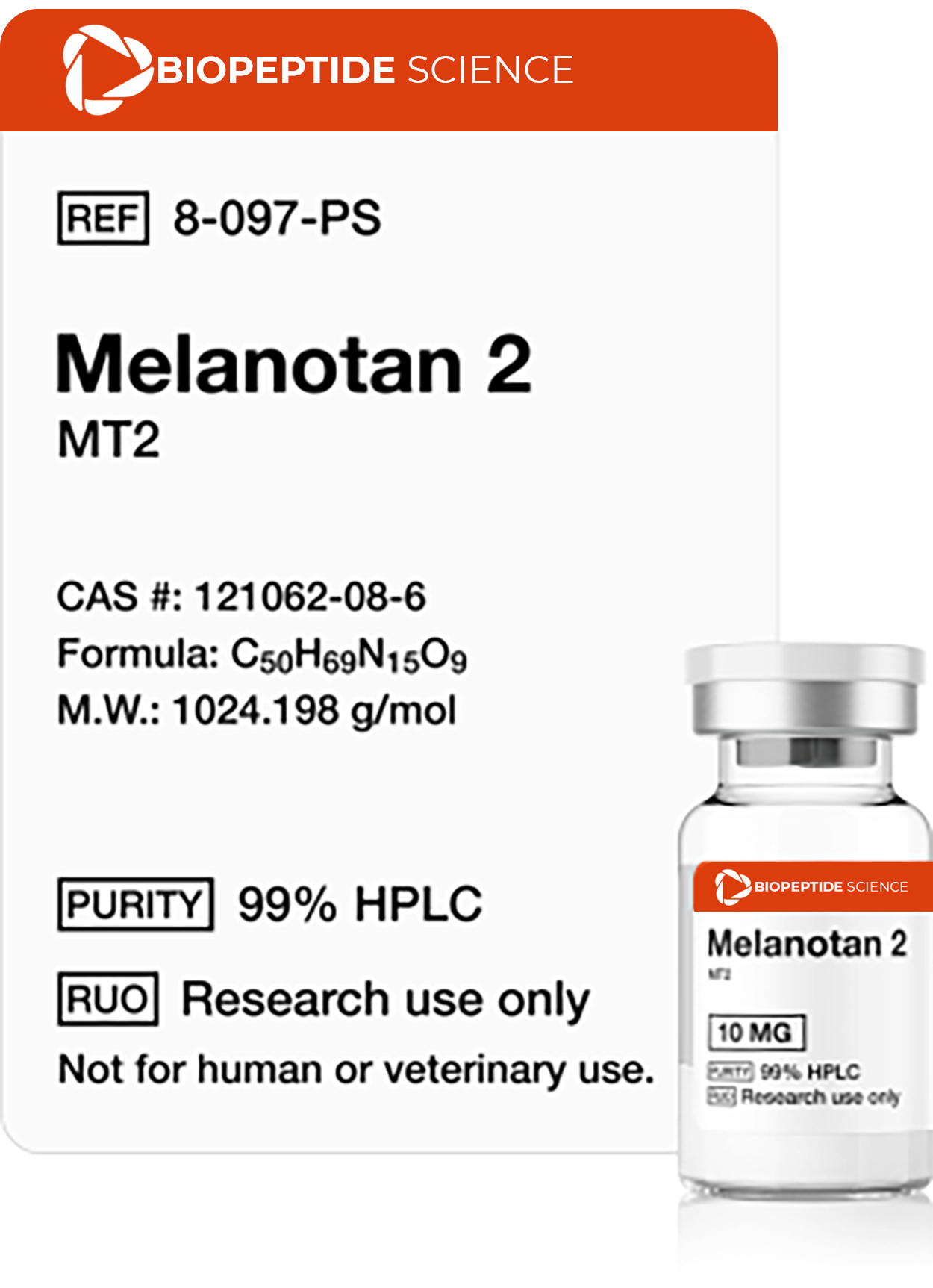 Melanotan 2 (MT2) (3mg x 10 Vials = 30mg)
