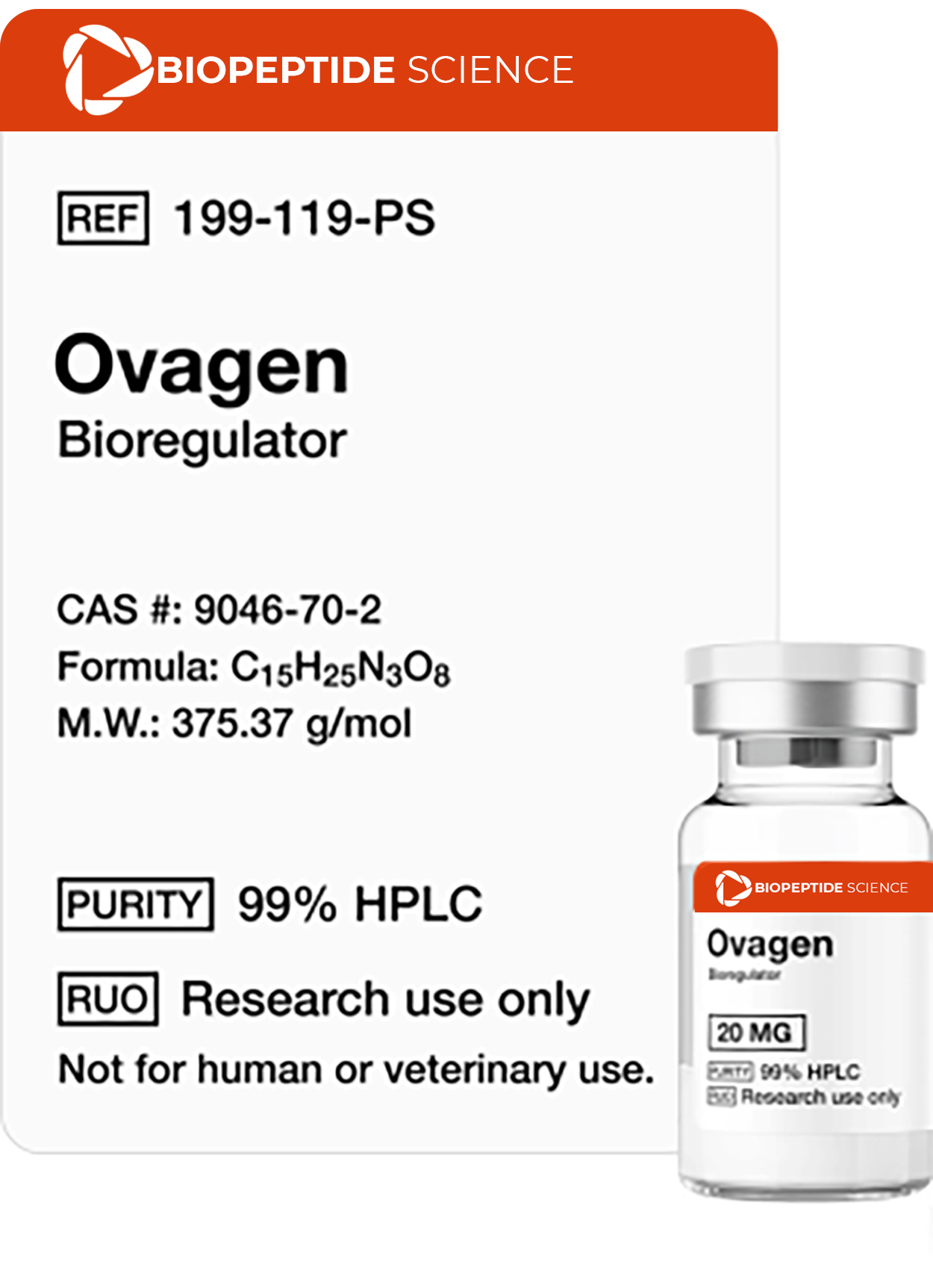 Ovagen 20mg (Bioregulator)