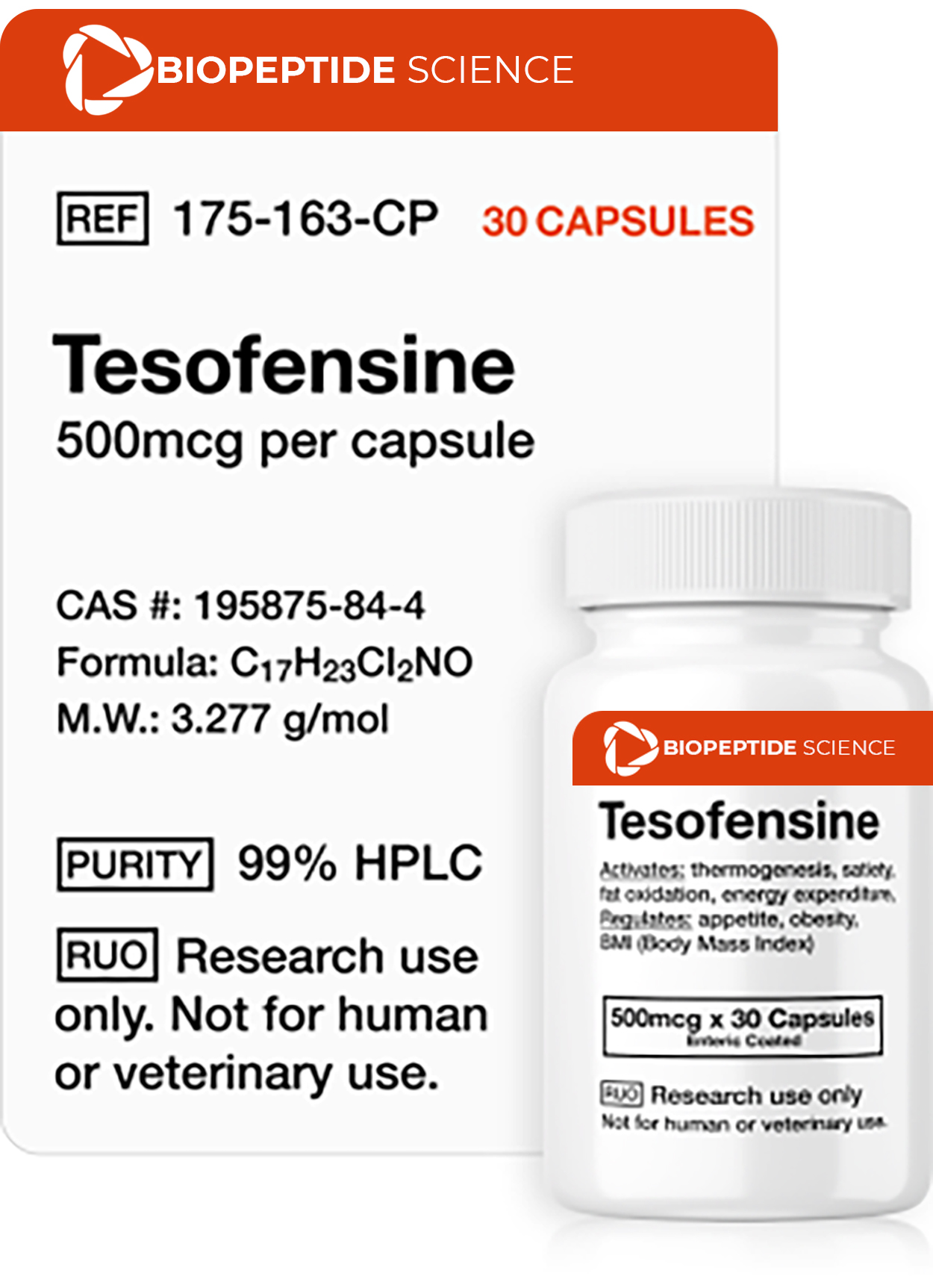 Tesofensine 500mcg (30 Capsules)